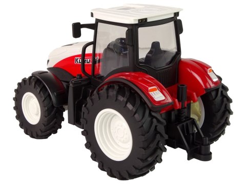 Traktor Rolniczy 1:24 Zdalnie sterowany R/C Pilot Farma Biało Czerwony LEAN Toys