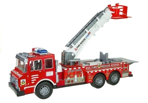 Duży Zestaw Straż Pożarna Wóz Strażacki Figurki Quad Kask Dla Dziecka LEAN Toys