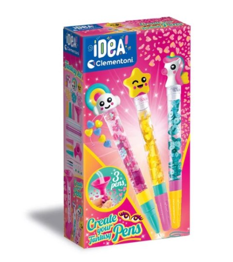 Idea Art Zestaw Mini Fabryka Fantazyjnych Długopisów Clementoni 18831 Clementoni