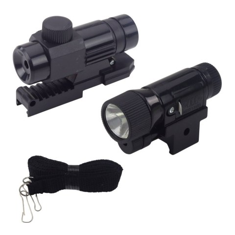 Karabin Zabawkowy Dla Dzieci Świetlno Dźwiękowy 73cm LEAN Toys