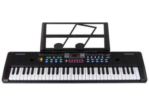 Keyboard MQ-6112 Mikrofon Uchwyt Na Nuty 61 Klawiszy LEAN Toys
