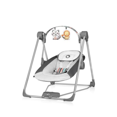 Leżaczek Otto Cozy szary Lionelo