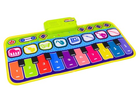 Mata Taneczna Interaktywna Pianinko Instrumenty 60cm x 30cm LEAN Toys
