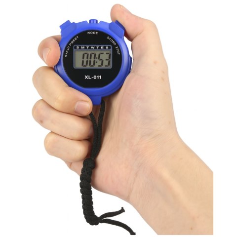 Stoper Cyfrowy LCD Elektroniczny Sportowy XL-011 Niebieski