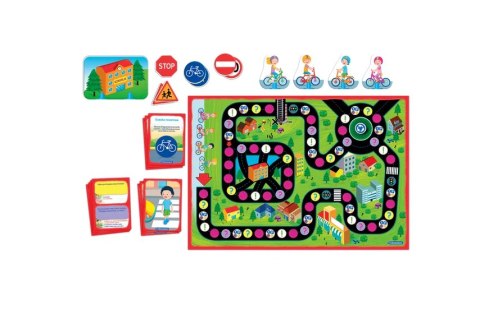 Gra edukacyjna Edukacja Drogowa Uczę się Bawiąc Język Polski Clementoni 50777 Clementoni