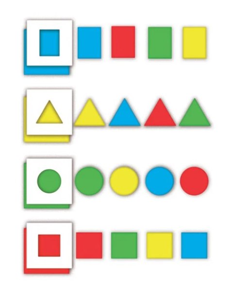 Gra edukacyjna Kształty i Kolory Uczę się Bawiąc Język Polski Clementoni 50764 Clementoni