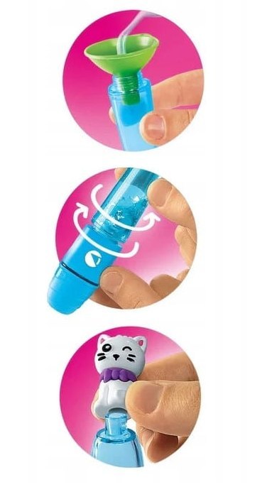 Idea Art Zestaw Mini Fabryka Markerów Zakreślaczy Słodkie Pupile Pies i Kot Clementoni 18166 Clementoni