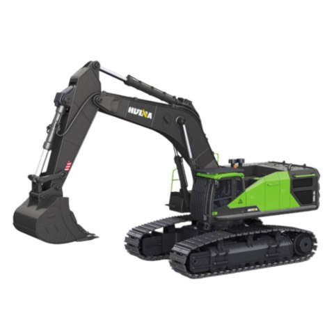 Koparka Gąsienicowa Zdalnie Sterowana RC Huina 1593 Zielona 1:14 HUINA