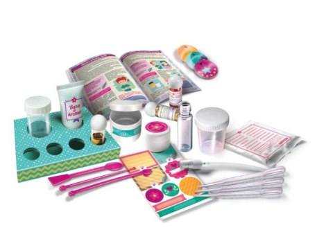 Naukowa Zabawa Laboratorium Kosmetyków Krem Sól do Kąpieli Kosmetyki Język Polski Clementoni 50891 Clementoni