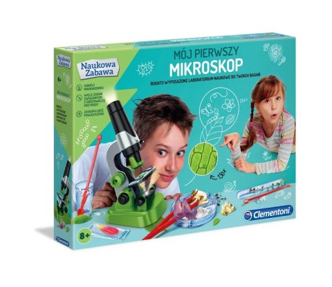 Naukowa Zabawa Mój Pierwszy Mikroskop Język Polski Clementoni 50071 Clementoni