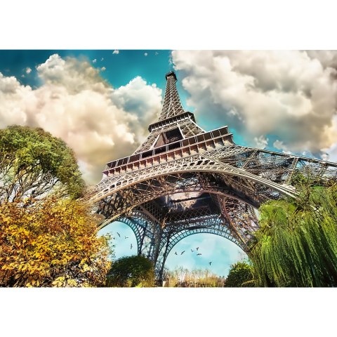 Puzzle - 1000 Premium Plus - Wieża Eiffel w Paryżu - Francja - Trefl 10815