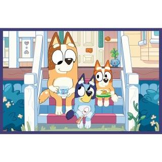 Puzzle - 2x24 - Zabawna Bluey - Trefl 34446