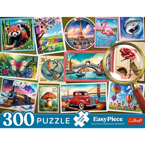 Puzzle - 300 EasyPiece - Znaczki pocztowe - Trefl 23100