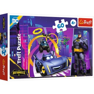 Puzzle - 60 - Batman i jego pojazdy - Trefl 17400