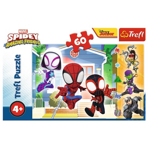 Puzzle - 60 - W świecie Spidey'a - Trefl 17371