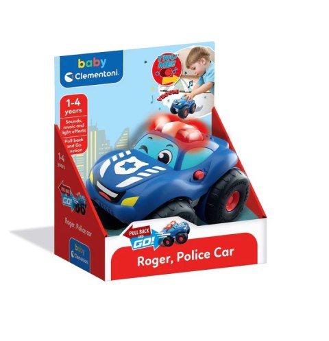 Samochód Policyjny Roger Efekty Dźwiękowe Świetlne Clementoni 17543 Clementoni