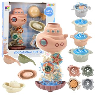 Zabawki Do Kąpieli Statek Podwodny Kubeczki Przyssawki 9el