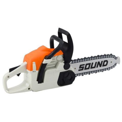 Zestaw Piła Łańcuchowa Kask Okulary Rękawice Dźwięki LEAN Toys