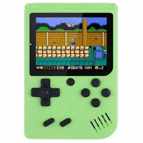 Gra Elektroniczna Konsola Retro 108w1 Ekran LCD Zielona LEAN Toys