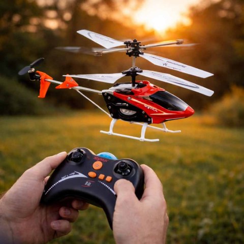 Helikopter zdalnie sterowany na pilota RC SYMA S5 3CH czerwony Kik Sp. z o. o. Sp. k.