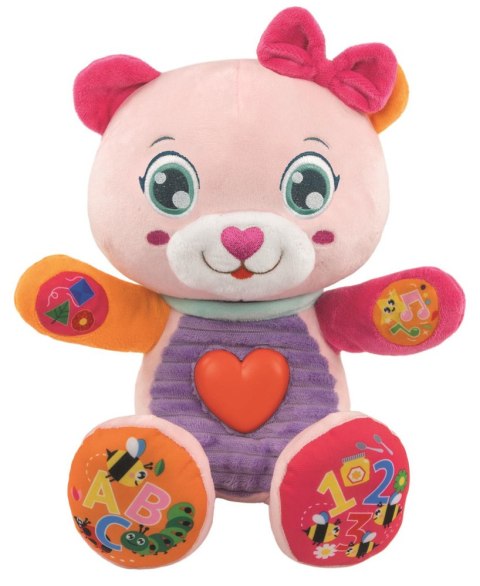 Interaktywna Misia Lila Mówiąca Maskotka Język Polski Clementoni 50387 Clementoni