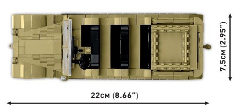 Klocki Sd.Kfz.8 Towing 8.8 cm Flak 36, 975 elementów Cobi Klocki