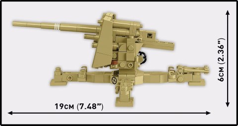 Klocki Sd.Kfz.8 Towing 8.8 cm Flak 36, 975 elementów Cobi Klocki