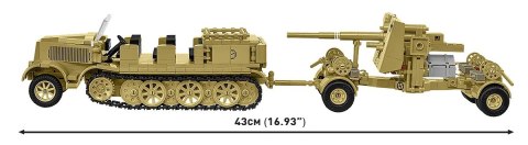 Klocki Sd.Kfz.8 Towing 8.8 cm Flak 36, 975 elementów Cobi Klocki