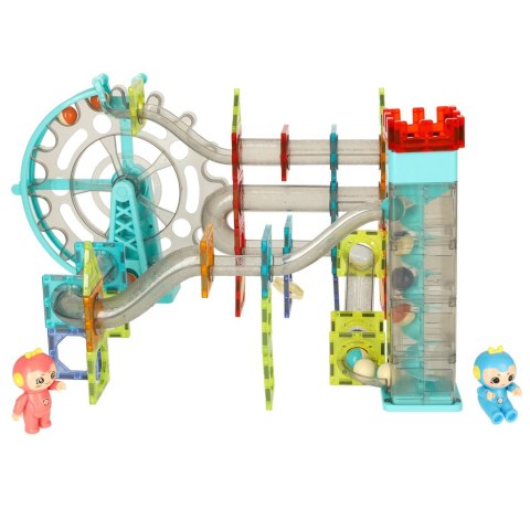 Klocki magnetyczne magnetic sticks marble tor kulkowy z dźwiękiem muzyką grający 118 elementów Kik Sp. z o. o. Sp. k.