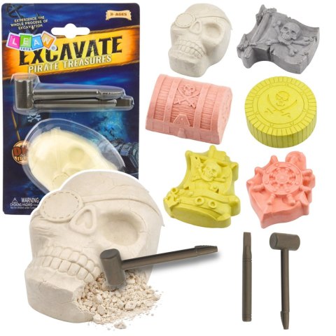 Piracki Zestaw Archeologiczny Wykopaliska Skarbów Narzędzia