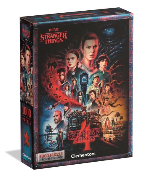 Puzzle 1000 NETFLIX STRANGER THINGS 4 Plakat Clementoni 39980