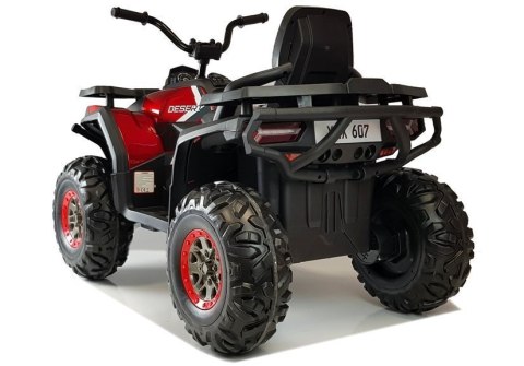 Quad na Akumulator XMX607 Czerwony Lakier LEAN CARS