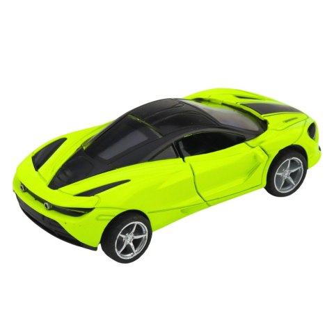 Samochód Sportowy Metalowy Napęd Światła Dźwięki Zielony 1:32 LEAN TOYS
