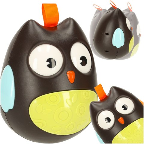 Wańka wstańka sowa sensoryczna kiwajka czarna Kik Sp. z o. o. Sp. k.