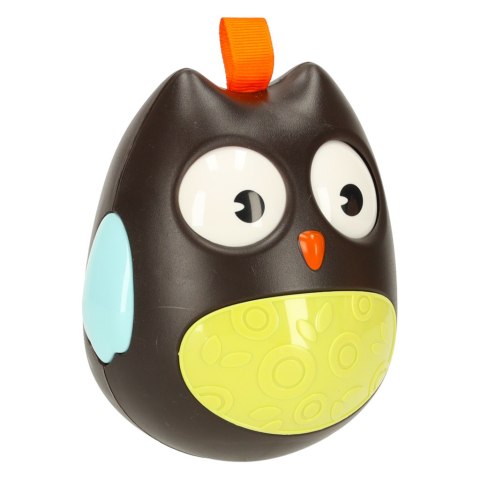 Wańka wstańka sowa sensoryczna kiwajka czarna Kik Sp. z o. o. Sp. k.