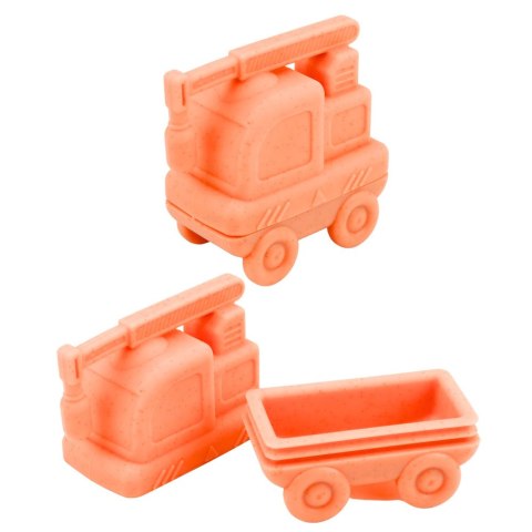 Zabawki Dla Malucha Gumowe Pojazdy Do Rozłączania Zabawy Kąpieli 4 szt. LEAN Toys