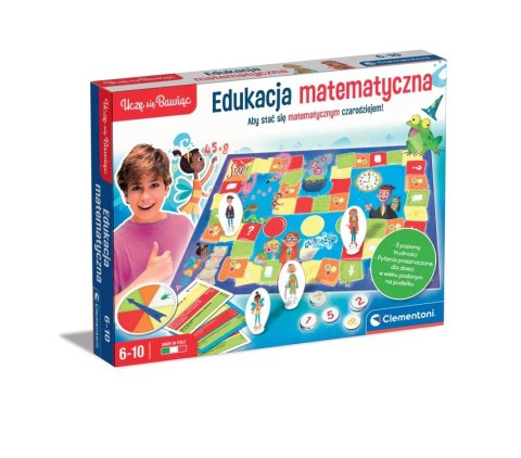 Gra planszowa Edukacja Matematyczna Uczę się Bawiąc Język Polski Clementoni 50778 Clementoni