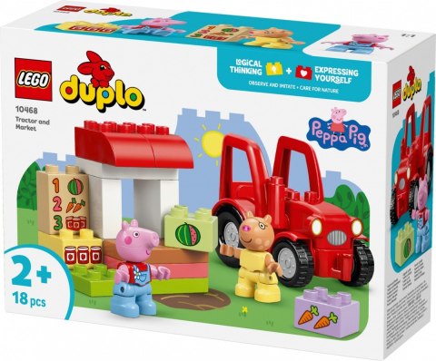Klocki DUPLO Peppa Pig 10468 Ciągnik i rynek LEGO