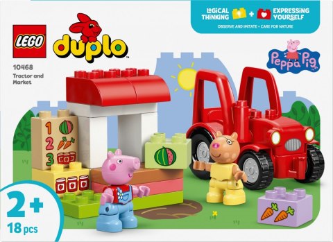 Klocki DUPLO Peppa Pig 10468 Ciągnik i rynek LEGO