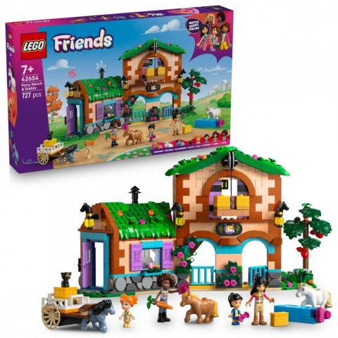 Klocki Friends 42654 Ranczo kucyków i stajnia LEGO