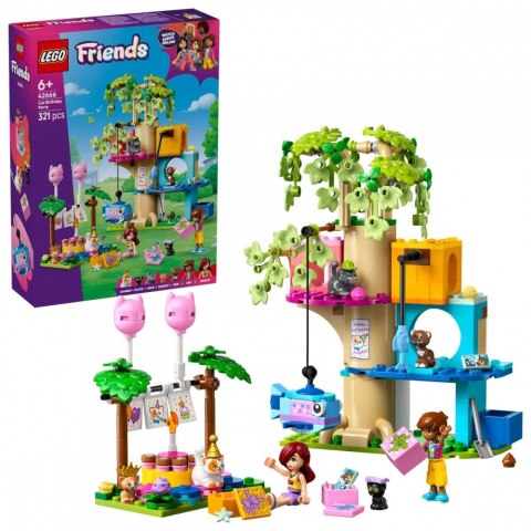 Klocki Friends 42666 Kocie przyjęcie urodzinowe i domek na drzewie LEGO