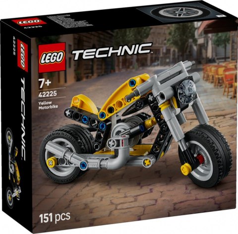 Klocki Technic 42225 Żółty motocykl LEGO