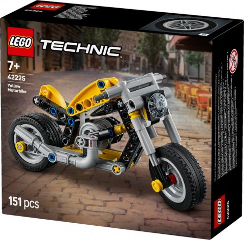 Klocki Technic 42225 Żółty motocykl LEGO
