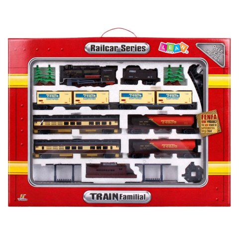 Kolejka FENFA Gigant 7 Wagonów Światło 10m LEAN Toys