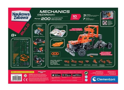 Naukowa Zabawa Klocki Laboratorium Mechaniki Ciężarówki Język Polski Clementoni 60992 Clementoni