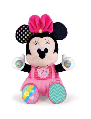 Pluszowa Interaktywna Disney Baby Minnie Uczy i Przytula Język Polski Clementoni 50130 Clementoni