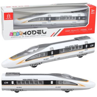Pociąg Pośpieszny High Speed Otwierane Drzwi Napęd Światła Dźwięki LEAN Toys