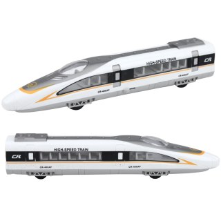 Pociąg Pośpieszny High Speed Otwierane Drzwi Napęd Światła Dźwięki LEAN Toys