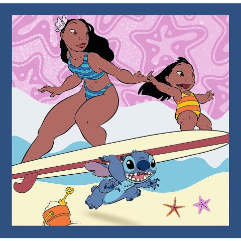 Puzzle - 3w1 (20, 36, 50) - Czas ze Stitchem - Disney Lilo i Stitch - Trefl 34896