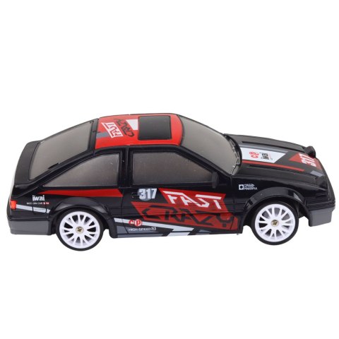 Samochód Do Driftu Zdalnie Sterowany RC Coupe Wymienne Koła Czarny 1:24 LEAN Toys